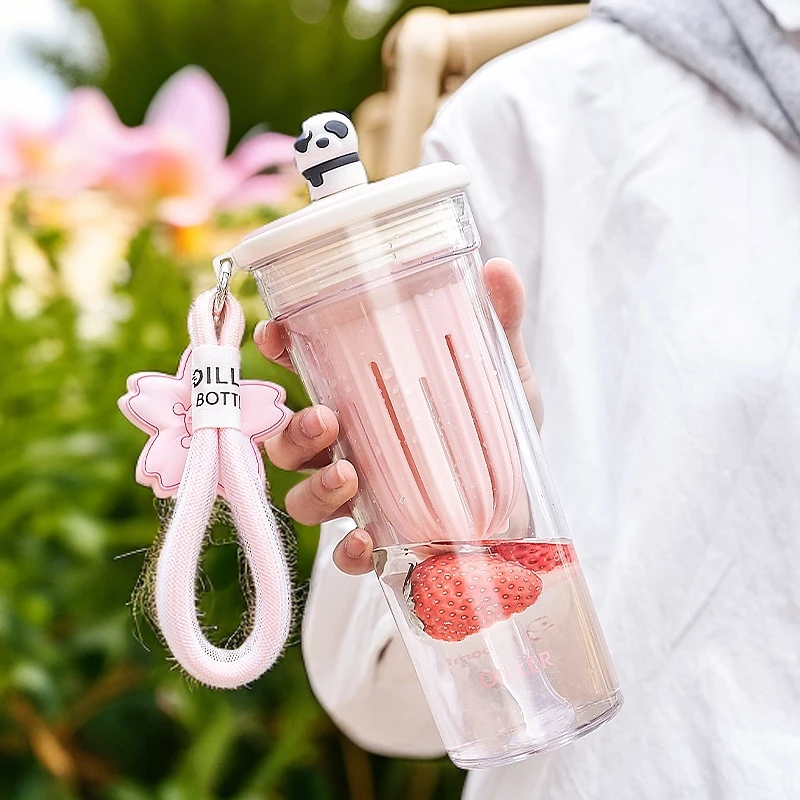 大肚杯杯子水桶杯新款女生直饮杯高颜值大号夏天喝水杯外出TRITAN