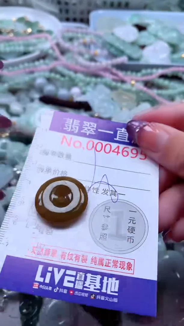 翡翠未镶嵌吊坠(不含链)4695