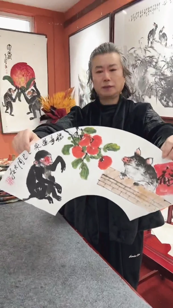 国画周大拙/国画/花鸟