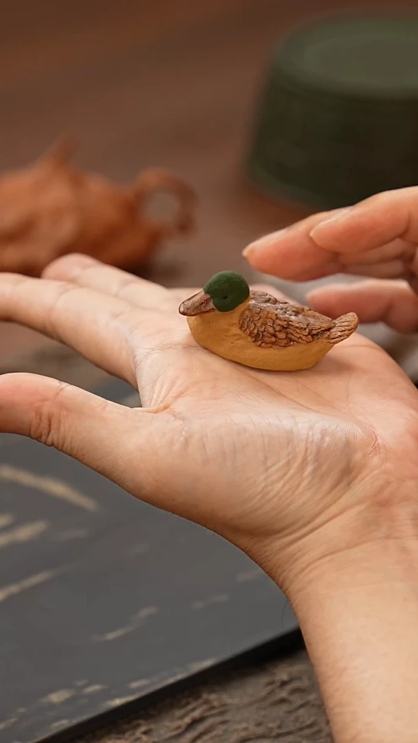 紫砂茶宠小鸭子茶宠