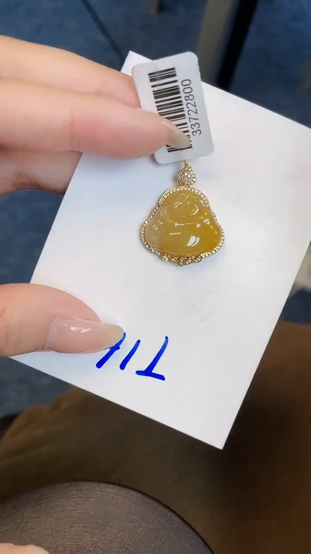 【闪购商品】翡翠颈饰18K金镶嵌00000000