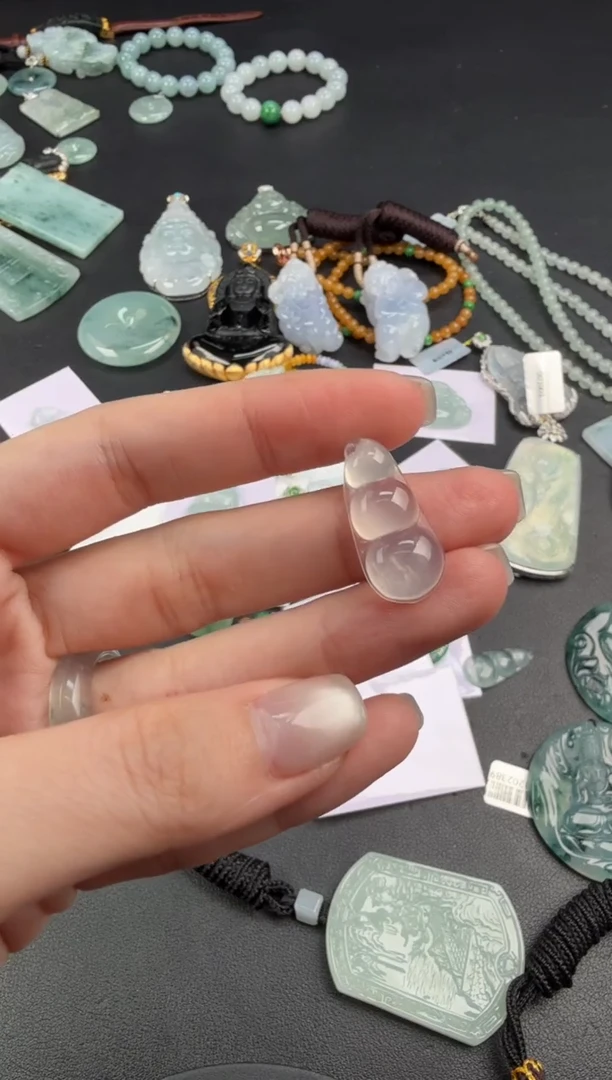 吊坠(不含链)未镶嵌翡翠翡翠饰品-239