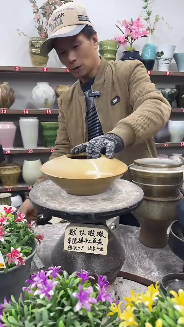 12-23-高10口9瑕-花盆