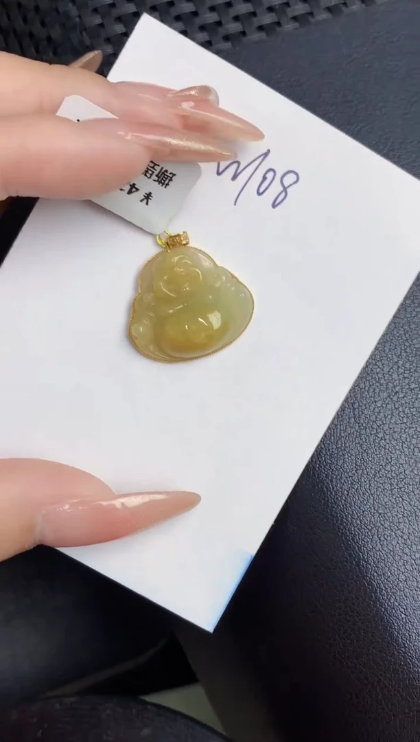 【闪购商品】翡翠颈饰18K金镶嵌000000000