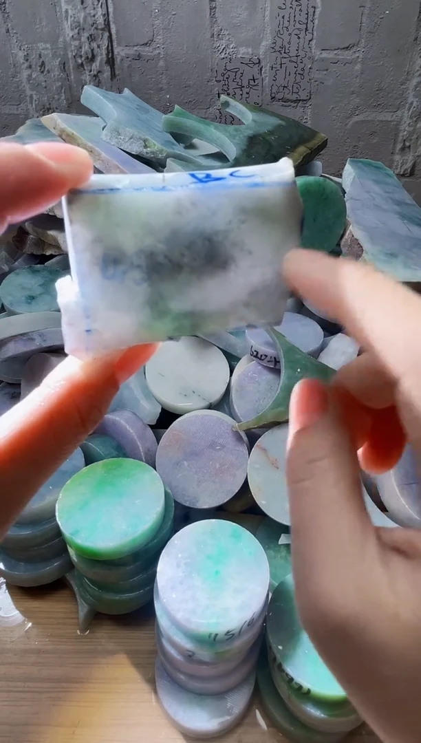裸石翡翠天然翡翠A货石 南 119