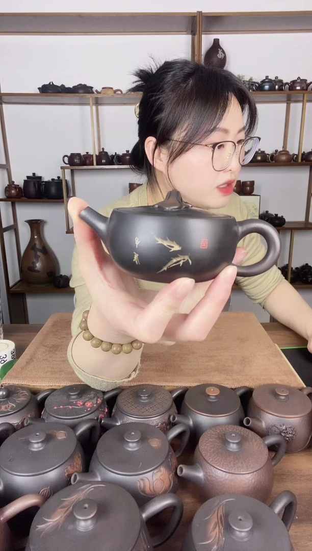 【闪购商品】建水紫陶月半茶肆150cc