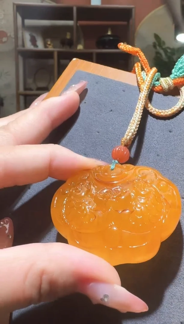 蜜蜡颈饰未镶嵌1685天然蜜蜡珠宝奇石全都保真