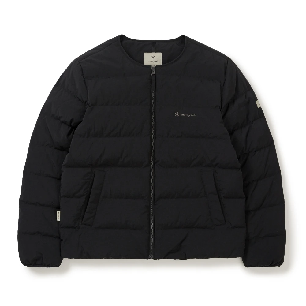 【雪峰】snow peak 秋冬轻薄舒适拉链户外露营风保暖短款羽绒服