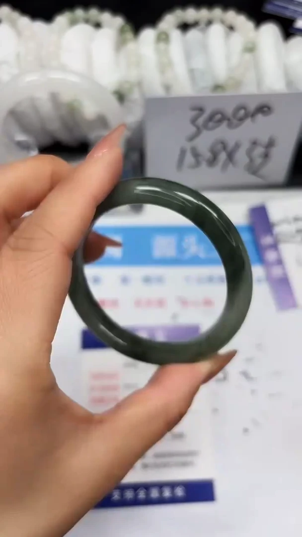 未镶嵌手镯石英质玉A84-54/55/56