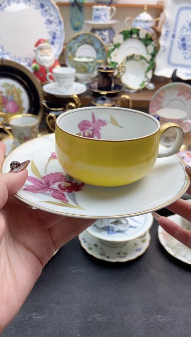 瓷片全新咖啡杯谨慎参拍，防伪帖撕毁无售后