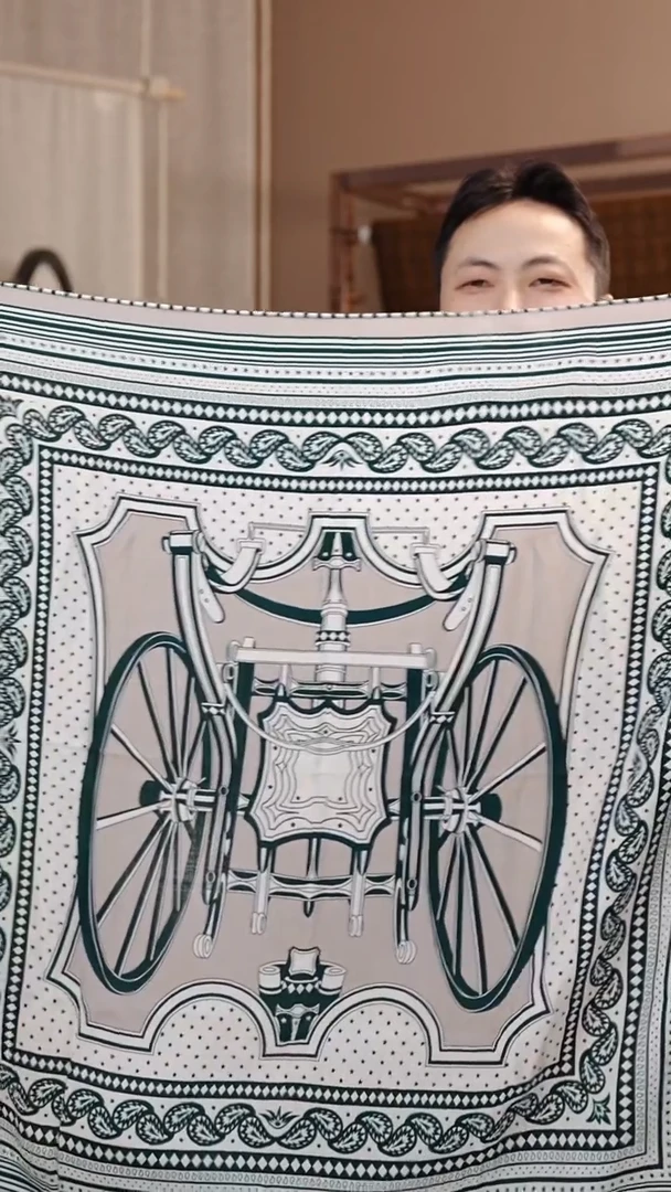 丝绸丝毛丝巾90*90