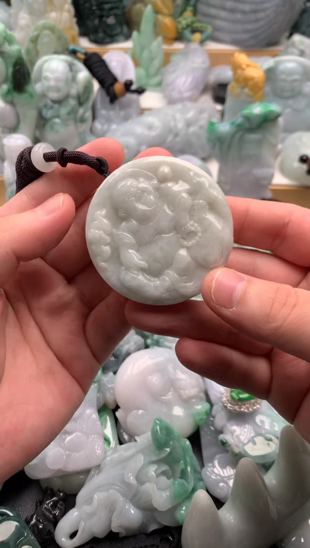 吊坠(不含链)未镶嵌翡翠1