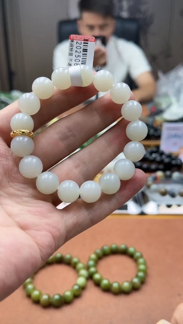 手链未镶嵌和田玉萌*新疆于田12