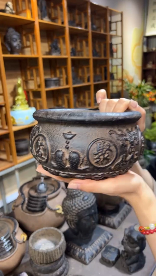 陶土【火山泥】聚宝盆