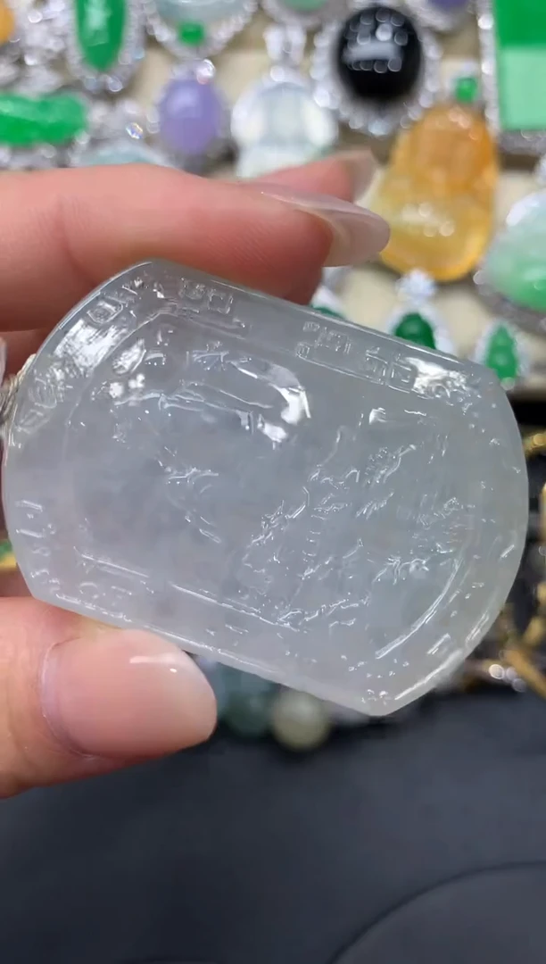 翡翠未镶嵌颈饰66-雪姐翡翠天天见