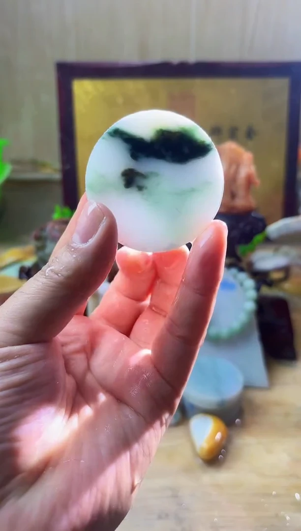 未镶嵌挂件翡翠A货常星4149