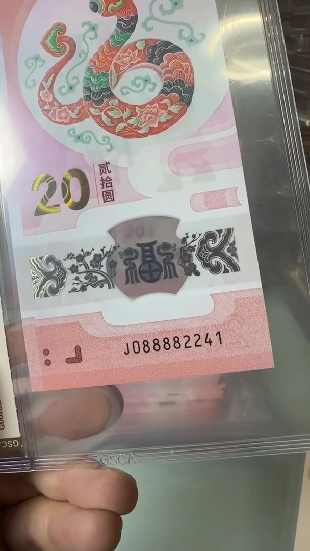 【闪购商品】塑料088882241-蛇钞单张