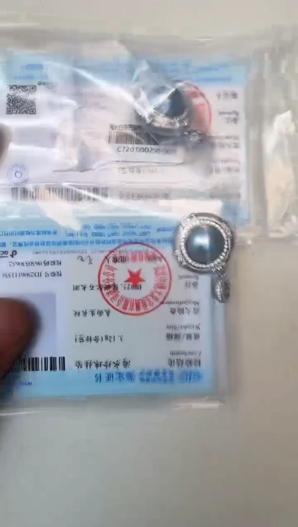 海水珍珠银S925镶嵌颈饰巴洛克多样性发其一