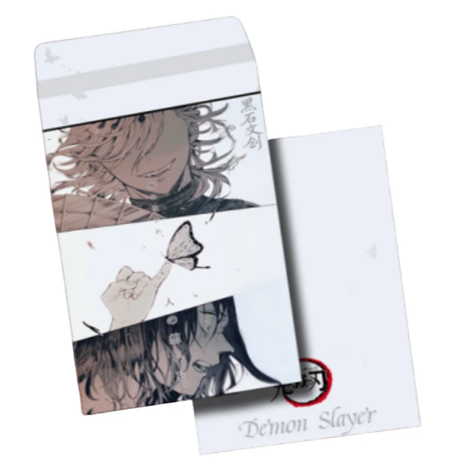 【转转】黑石文创·《鬼灭之刃》 收藏色纸·国产二创c