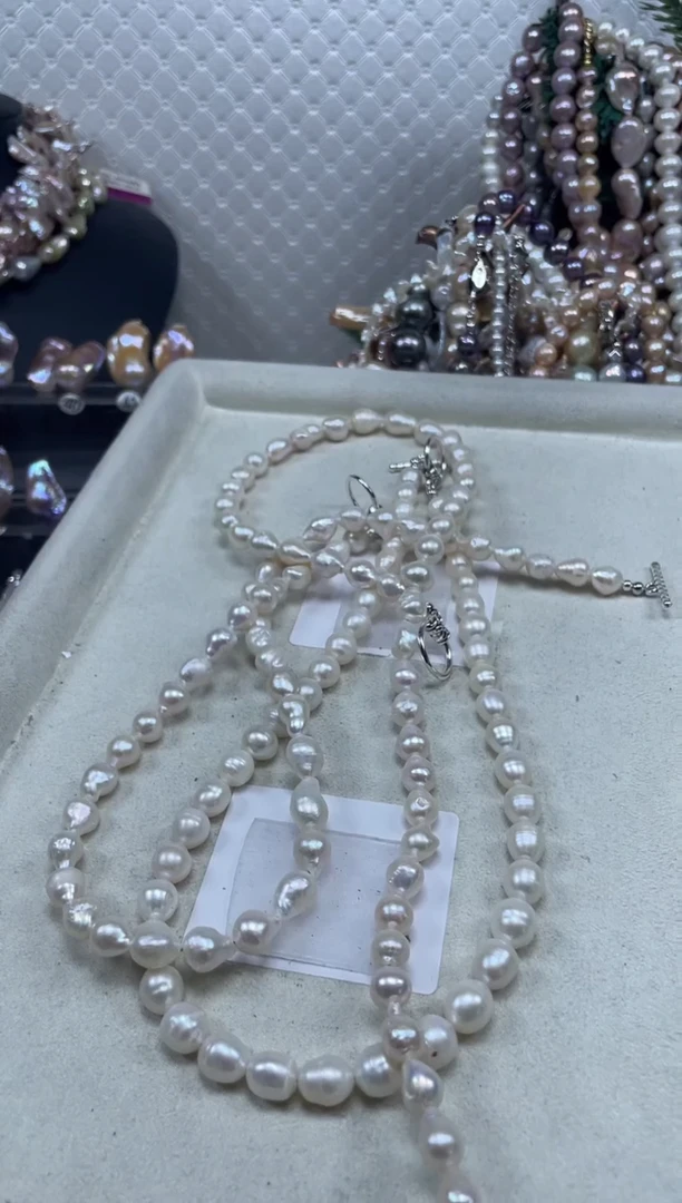 【闪购商品】淡水珍珠项链未镶嵌【纯恬珍珠】（多样性发货发一）