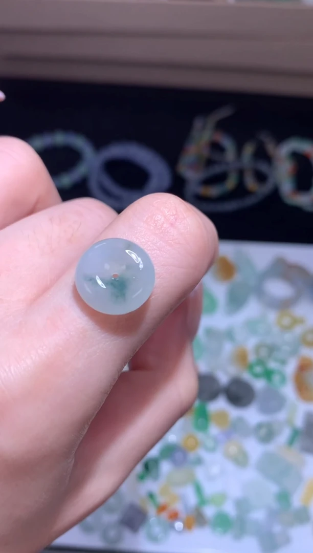 未镶嵌定制翡翠扣子