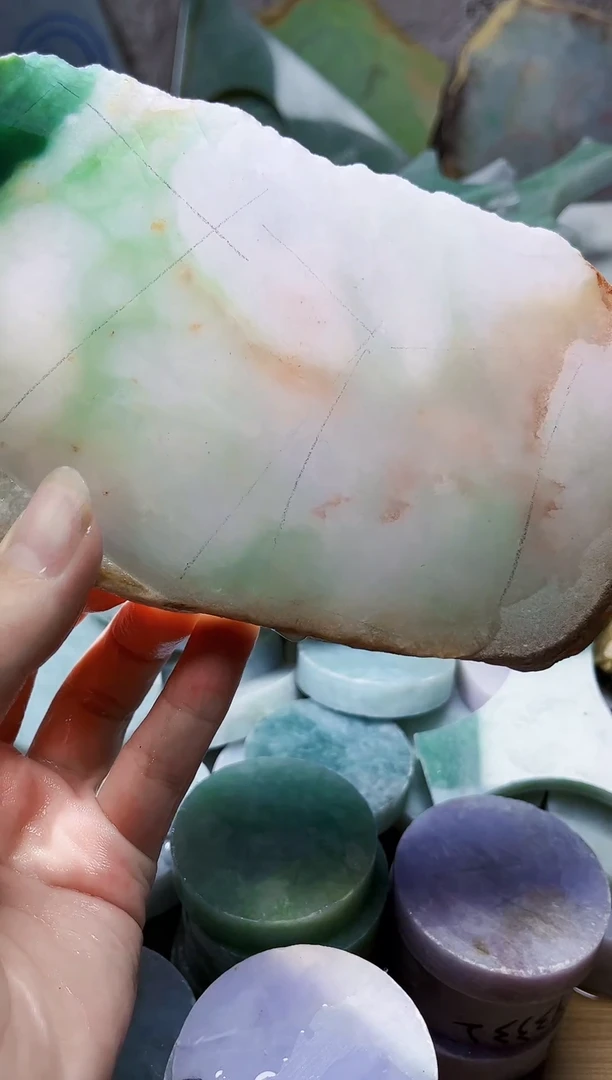 颈饰未镶嵌翡翠天然翡翠A货608