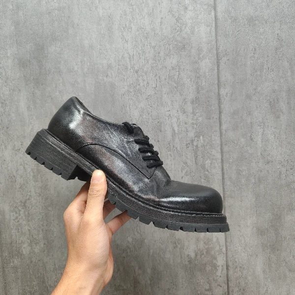 孤品  捡漏马皮正装德比鞋