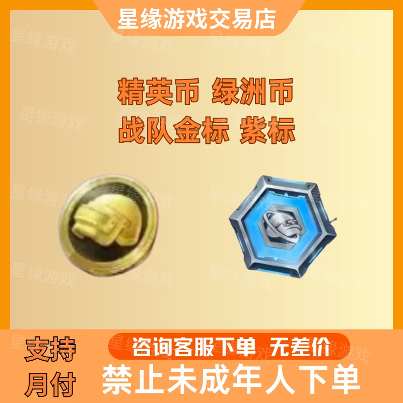 和平精英追光服返场出生岛5级金标4级紫标logo精英币绿洲币战力