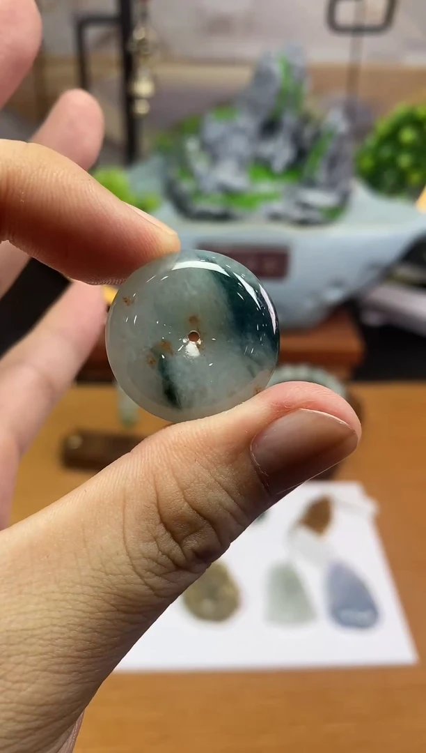 吊坠(不含链)未镶嵌翡翠平安扣-@@CMT1770