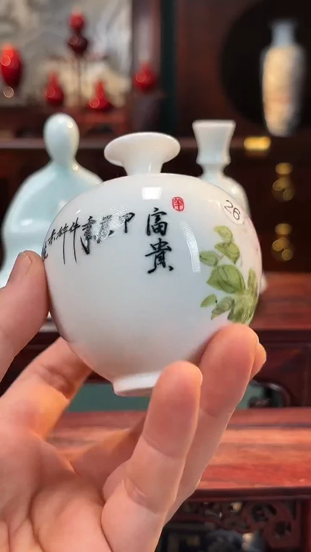 【闪购商品】摆件纯手工手绘原创瓷器