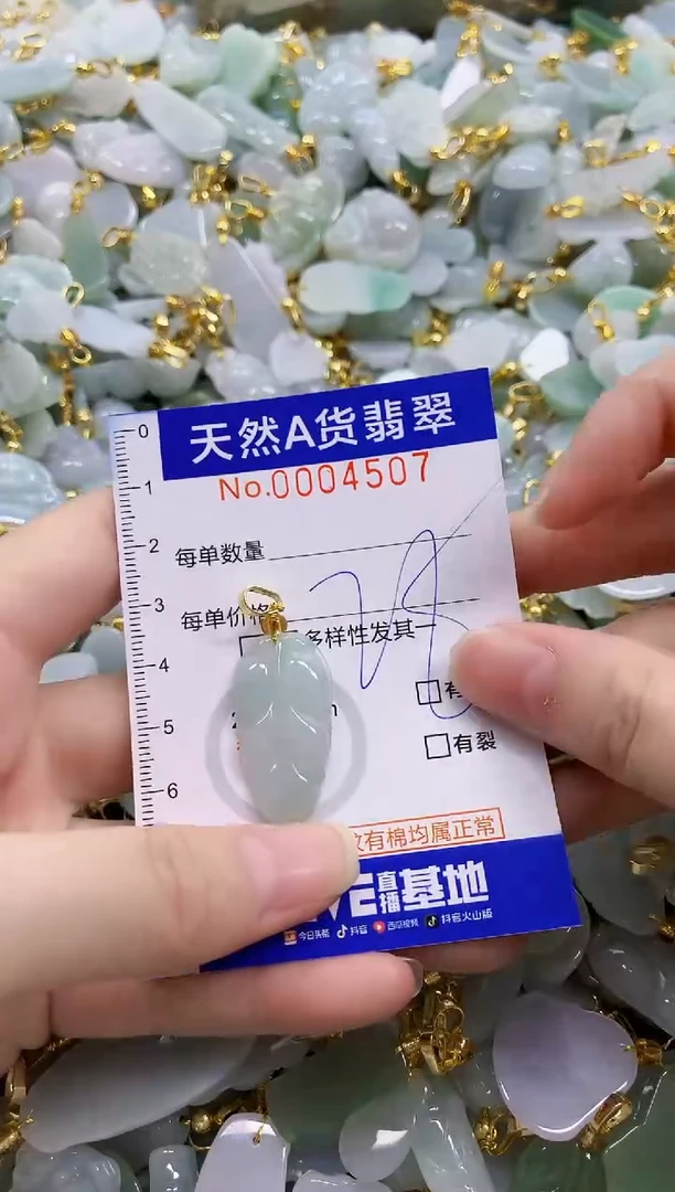 颈饰未镶嵌翡翠天然A货翡翠