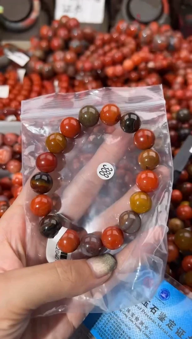 未镶嵌手串南红玛瑙12+