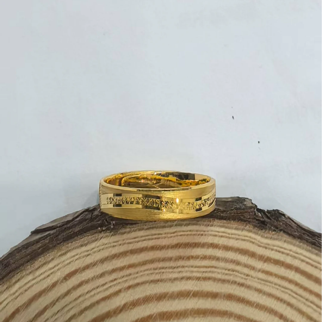 CBAI/菜百AL足金戒指  足金999‰ 刻面