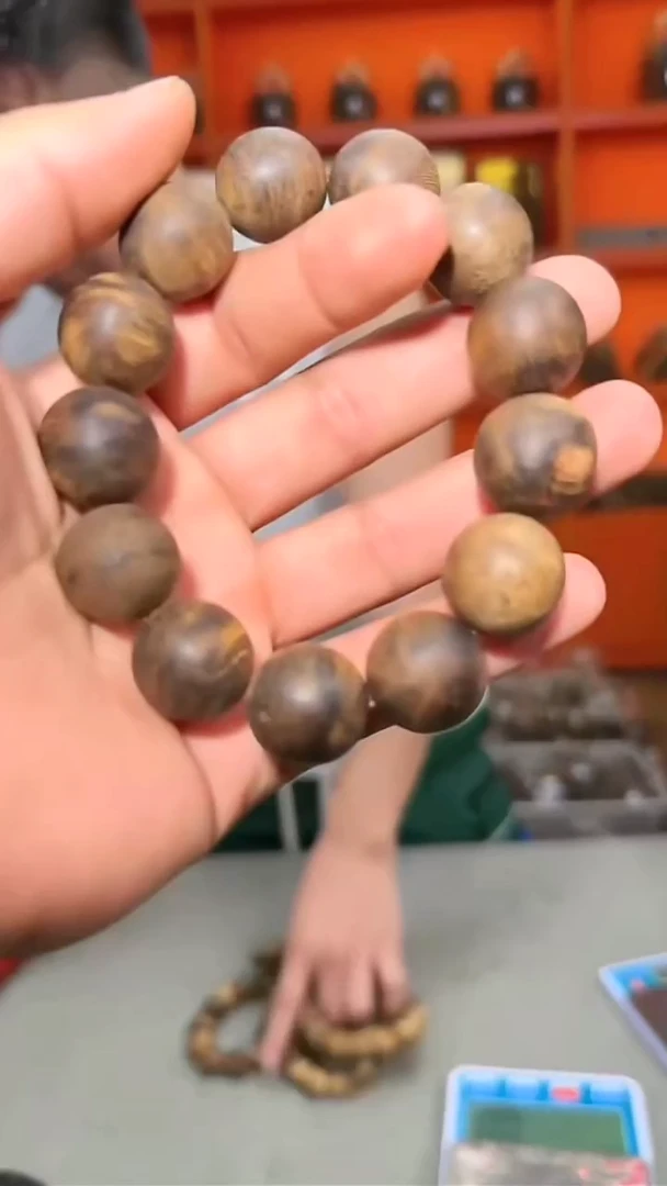 沉香手串61号单圈55g+2.0多样性发一