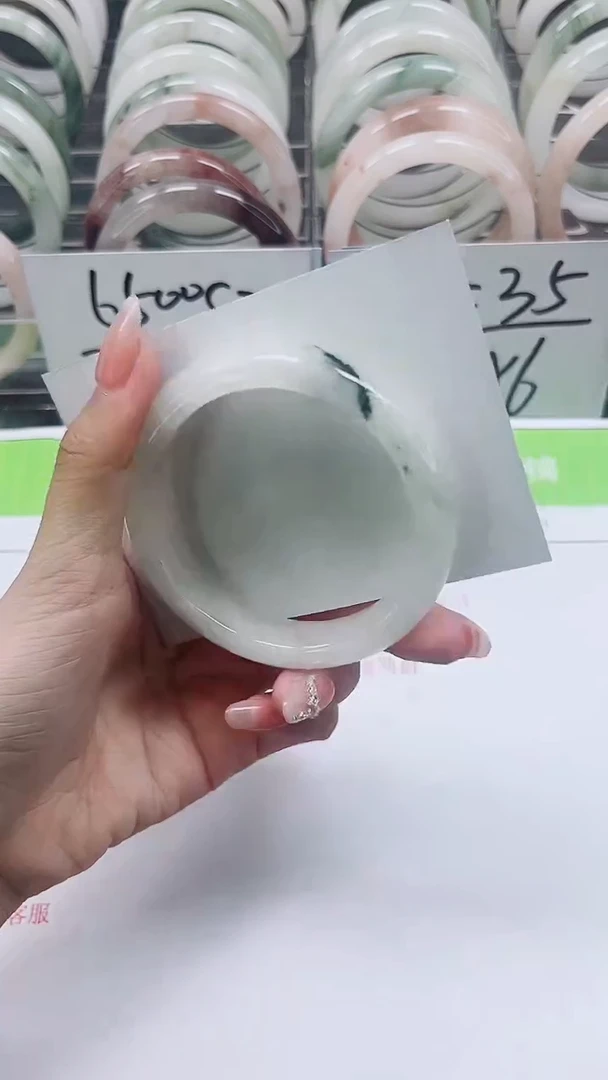 【闪购商品】石英质玉手镯合金A240-56/57