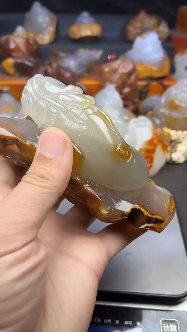 【闪购商品】玛瑙/玉髓摆件未镶嵌1