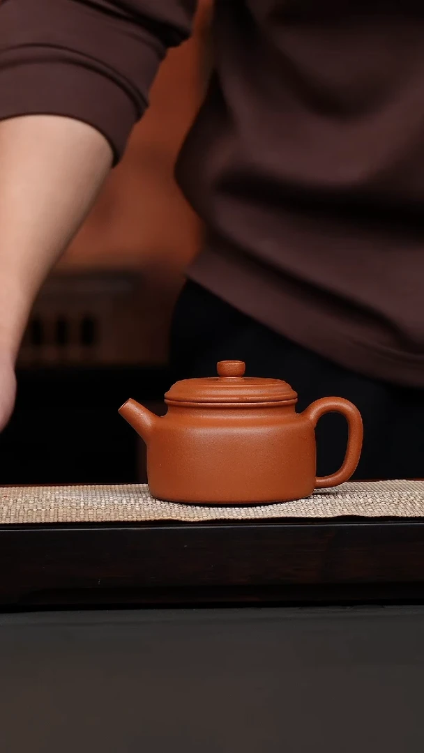 茶壶紫砂赵庄朱泥德钟