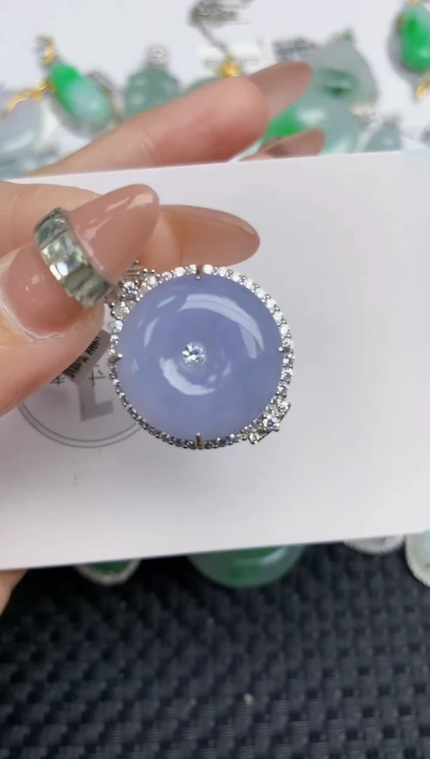 颈饰未镶嵌翡翠天然缅甸A货翡翠百元以上9元证书费自理