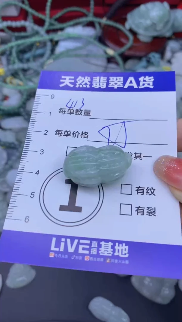 颈饰未镶嵌翡翠天然翡翠A货批量多样性发一件