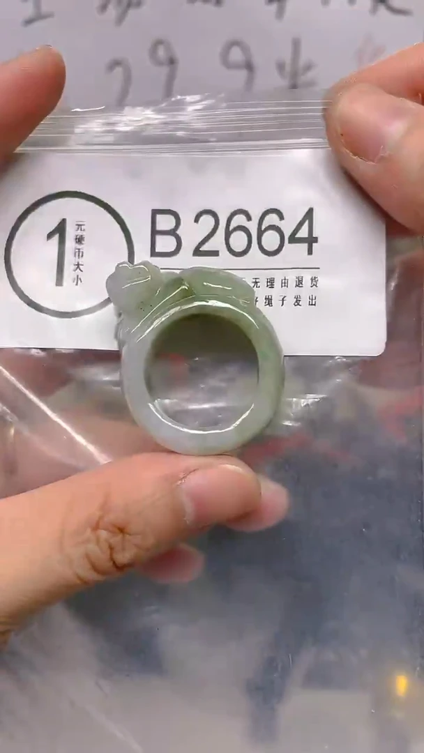 颈饰未镶嵌翡翠20.8mm/B/翡翠A货，一件也是批发价