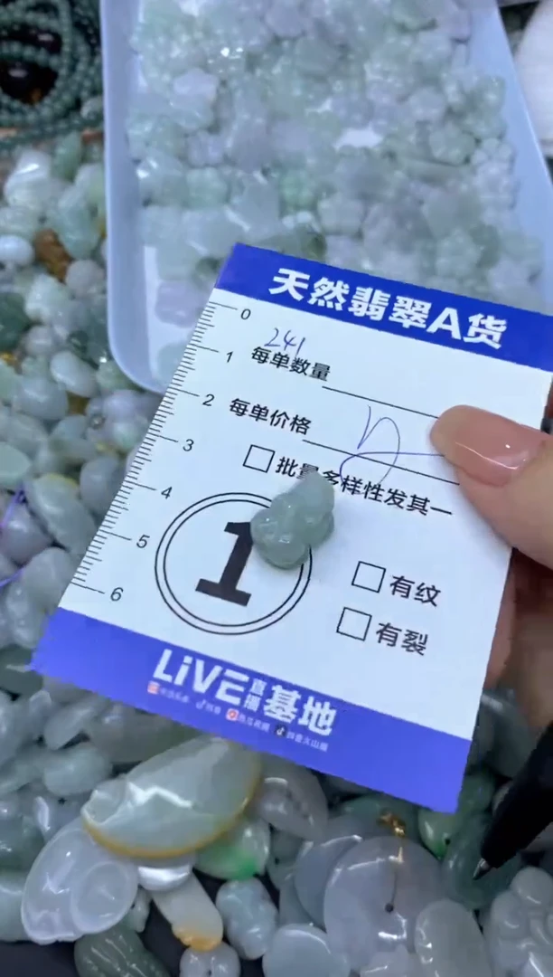 颈饰未镶嵌翡翠天然翡翠A货批量多样性发一件