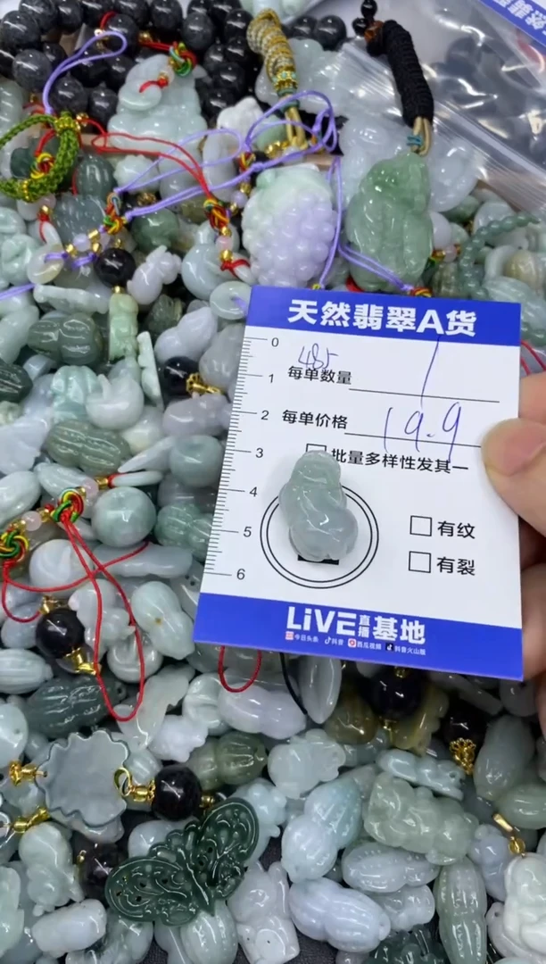 颈饰未镶嵌翡翠天然翡翠A货批量多样性发一件