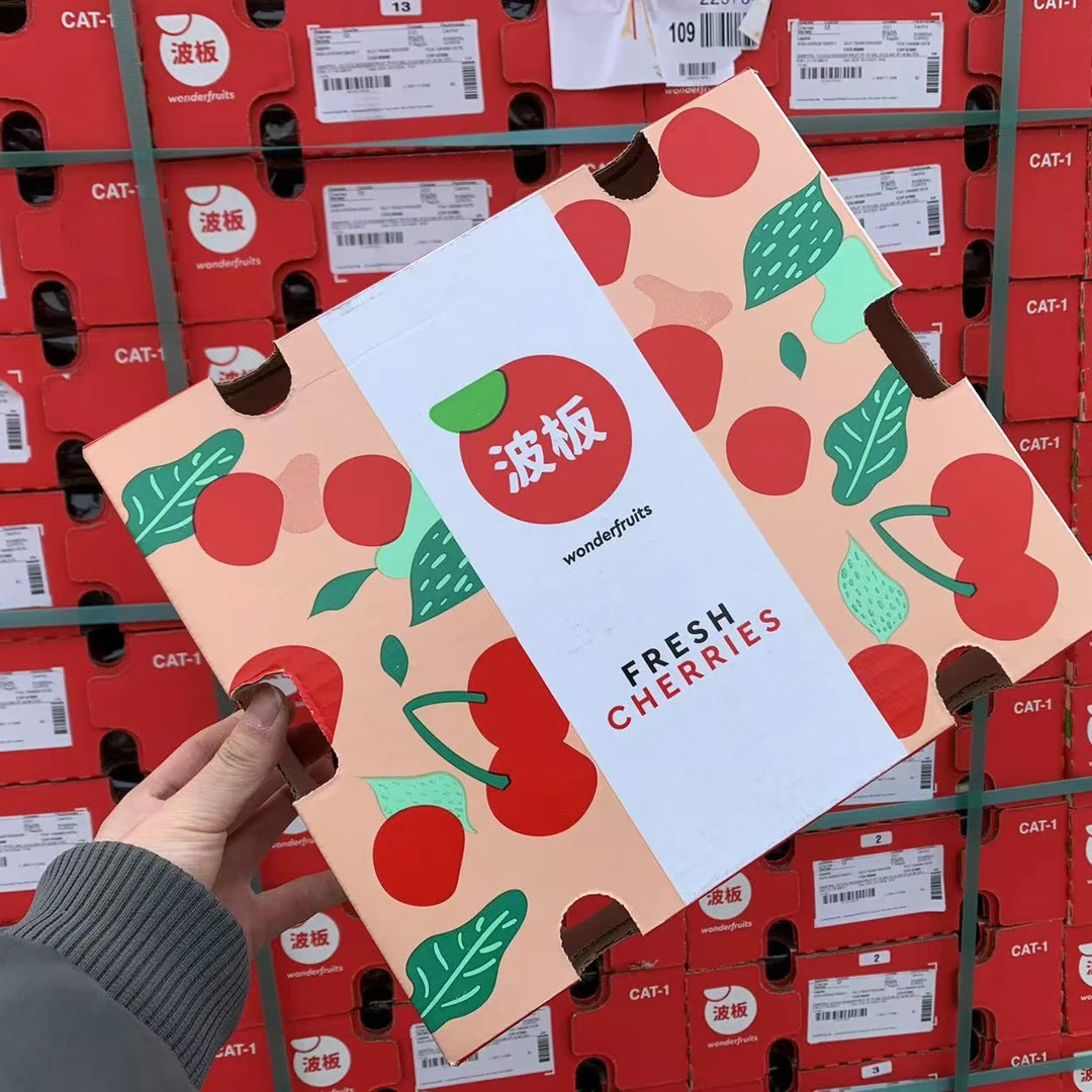 波板 海运智利车厘子瑞吉娜 JD 5斤 10斤净果 表妹儿 内附果径卡