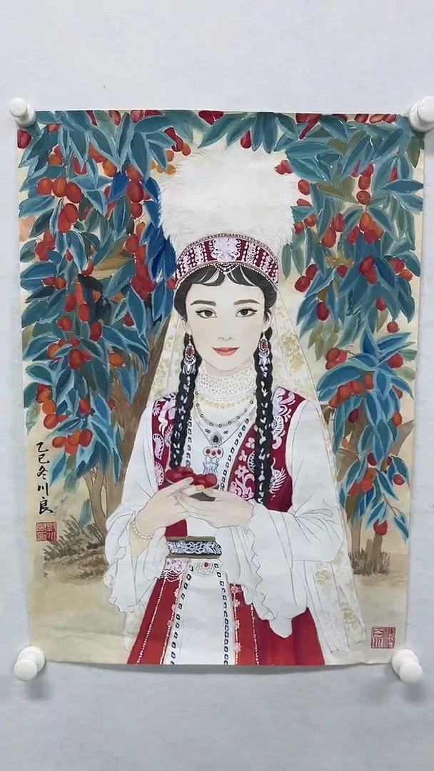 国画笑****0邓川良-国画-2.7平尺