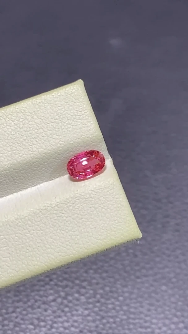 裸石彩色蓝宝石风****猪1.41ct天然无烧帕帕拉恰裸石