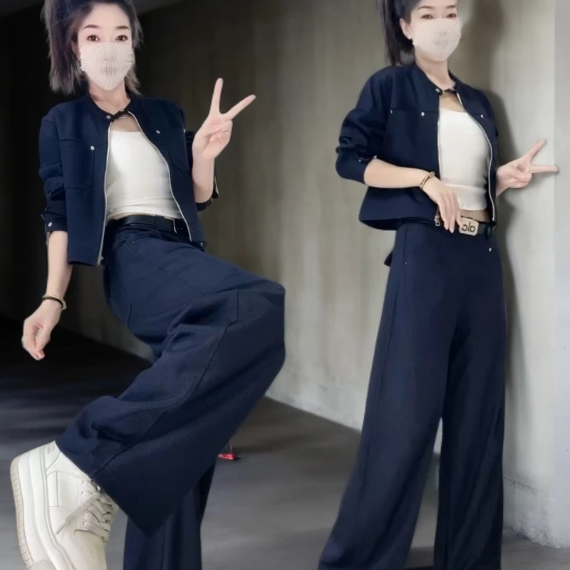 2025年秋季高品质两件套套装多巴胺外穿爆款清新上衣裤子百搭时尚