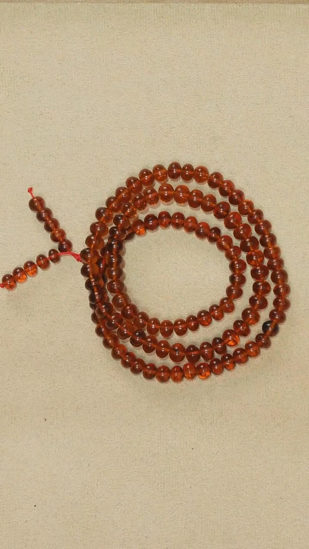 琥珀颈饰未镶嵌7M20-14