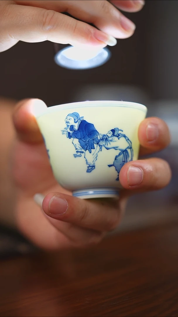 其他天心雅器仿古踏歌图单杯