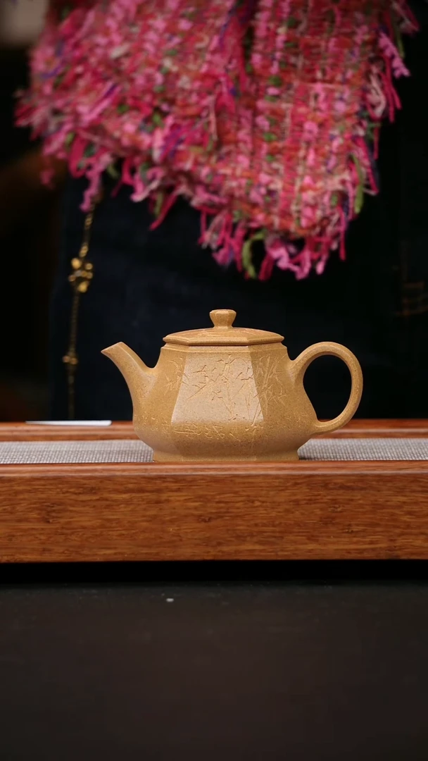 茶壶紫砂原矿手工制作紫砂作品