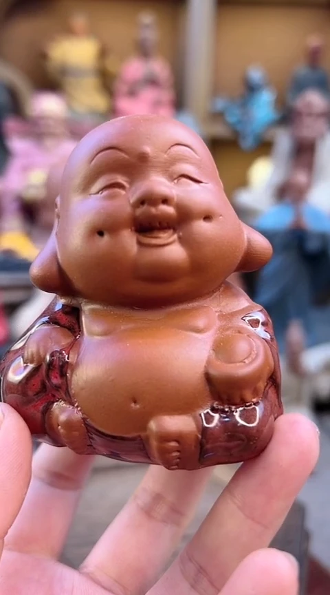 紫砂茶宠器闵茶宠摆件